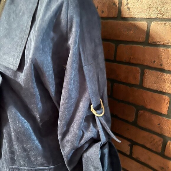 NWT Ivy Jane Faux Suede Jacket with Open Front. Size Med. - Picture 2 of 10